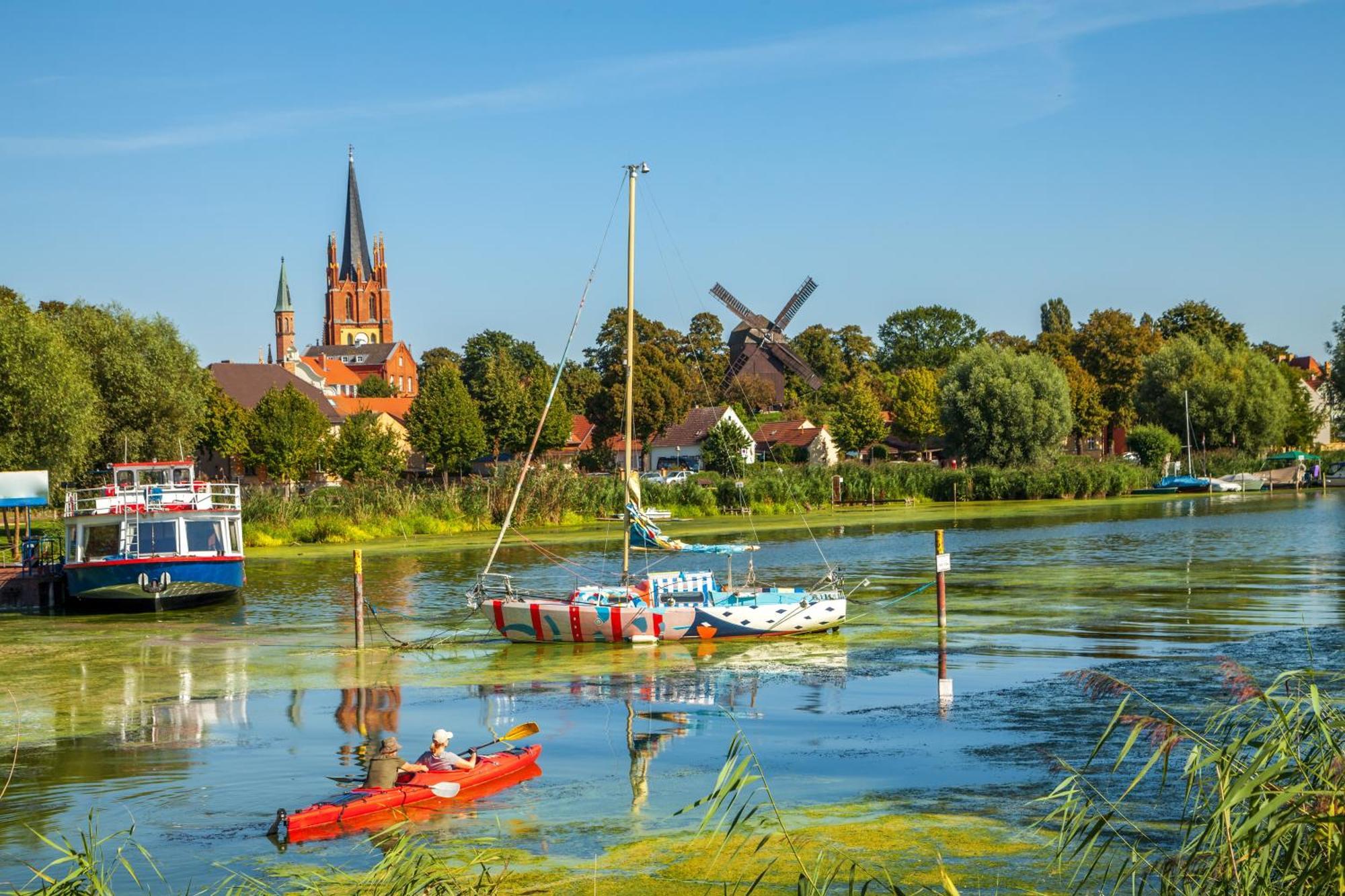 Stilvolle Ferien-Geschaeftswohnung Brandenburger Seenlandschaft Werder  Exterior foto